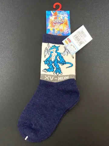 헤이세이 레트로 당시물 디지몬 어드벤처02 양말 엑스브이몬