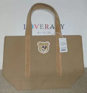 익일 배송 페이 라브라리 올드 테디 토트백 소 베이지