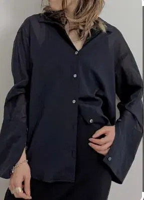 L'Appartement DEUXIEME CLASSE 네이비 긴팔 셔츠