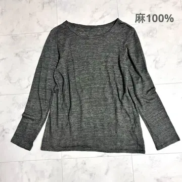 nest Robe 네스트로브 린넨 긴팔 티셔츠 린넨 100% 롱 T