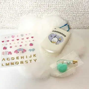 산리오 고르고 골라 휴대폰 키링 포차코