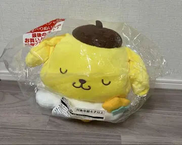 산리오 캐릭터상 라스트 원 폼폼푸딩 누워있는 봉제 인형