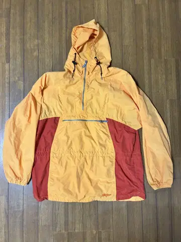 L.L.Bean 아노락 후드티 오렌지색 빨간색