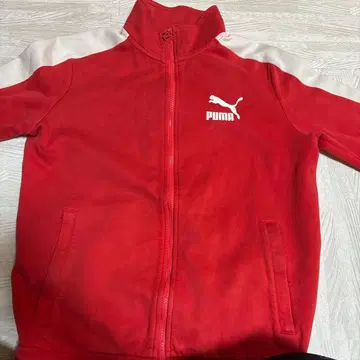 PUMA 레드 집업 저지