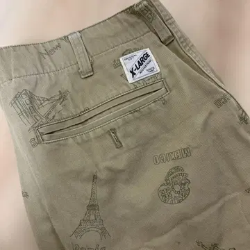 XLARGE 베이지 숏팬츠 30