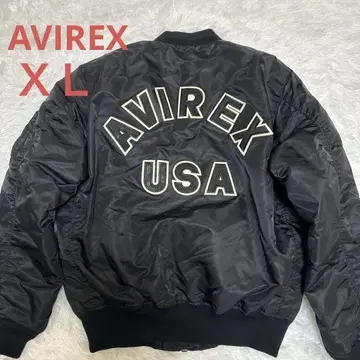 새상품급! AVIREX 아비렉스 MA-1 자켓 블랙 XL 사이즈