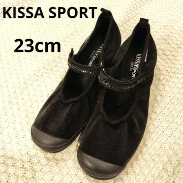 KISSA SPORT 키사스포츠 펌프스 스트랩 블랙 23cm