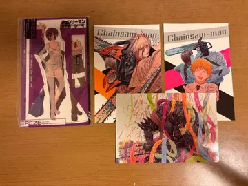 [미개봉] 체인소 맨 레제 아크릴 스탠드 & 엽서 3장 세트