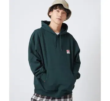 벤 데이비스 후드티 남성용 M 사이즈 그린