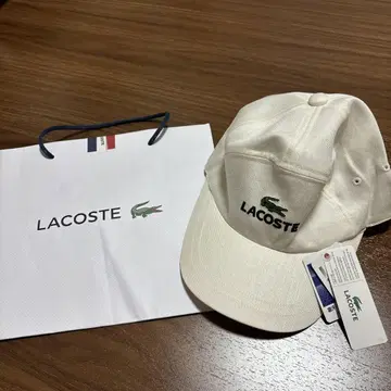 LACOSTE 화이트 캡 M56.5cm