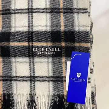 미사용 새상품 BLUE LABEL CRESTBRIDGE 울 머플러