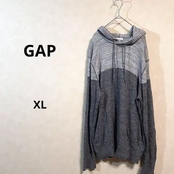 갭 GAP 그레이 후드 부착 후드티 남성용 긴팔 XL /121