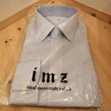 imz 라이트 블루 스트라이프 와이셔츠 41-86