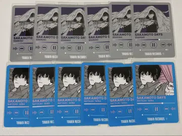 사카모토 데이즈 타워 레코드 뮤직 트레이딩 카드 오오부츠 나츠키