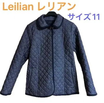 Leilian 레리안 퀼팅 자켓 네이비 캐주얼