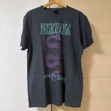 Nirvana 티셔츠 L 사이즈 serve the servants