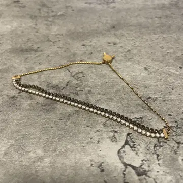 스와로브스키 2연 팔찌 스와로브스키