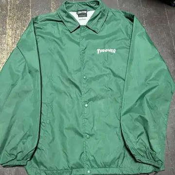 THRASHER 나일론 자켓 그린