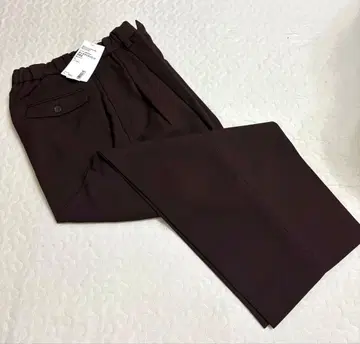 [ 새상품 ] MUJI Labo 유니폼 소재로 만든 턱 와이드 팬츠