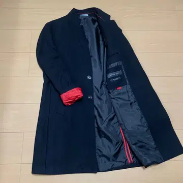 [ ZARA ] 체스터 코트 사이즈 S 블랙 남성용