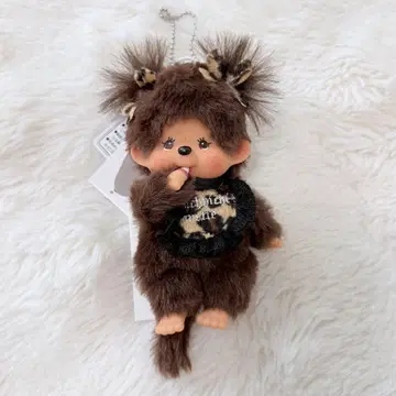 [ monchhichi x jouetie ] 레오파드 키체인