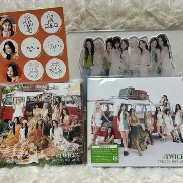 TWICE5 CD 아크릴 스탠드 스티커 4개 세트 2