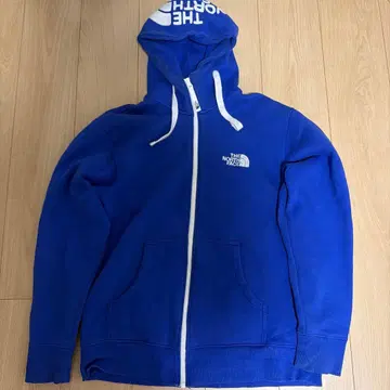 THE NORTH FACE 블루 풀 집업 후드티 M 사이즈