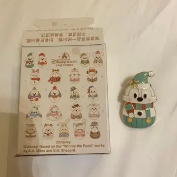 상하이 디즈니 랜덤 핀 배지 칩