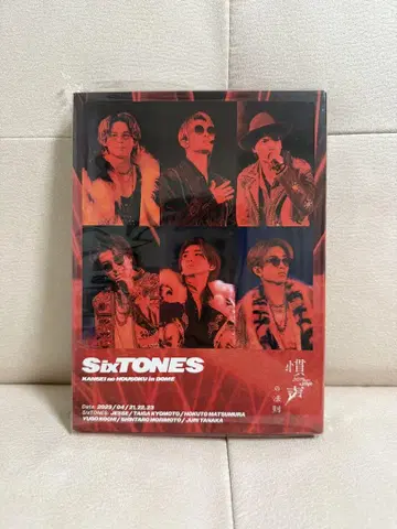 SixTONES 관성의 법칙 in DOME 초회 한정판 Blu-ray