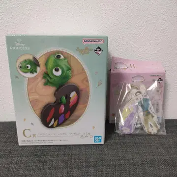 디즈니 프린세스 제일복권 C상 파스칼 피규어 H상 라푼젤