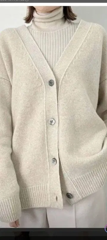 택 포함 새상품 L'Appartement 니트 가디건