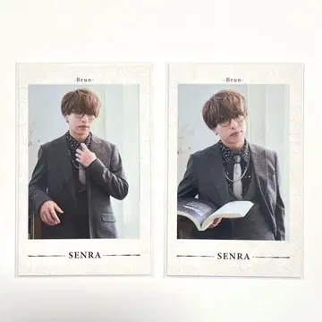 센라 폴라로이드 랜덤 미니 포토 카드 미니 포토 카드 Brun