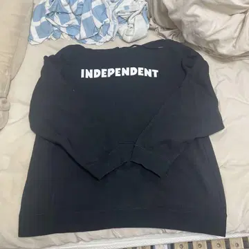 INDEPENDENT 블랙 후드 맨투맨 XL