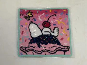 새상품 PLAZA 온라인 한정품 SNOOPY 셔닐 타월 손수건