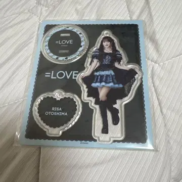=LOVE 이코러브 오토시마 리사 블랙 의상 아크릴 스탠드