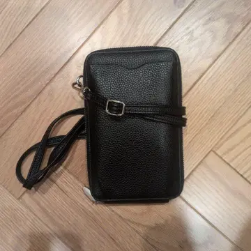 블랙 숄더백 합성 피혁
