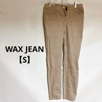 새상품급 WAX JEAN [ S ] 베이지 스키니 팬츠 스트레치 소재