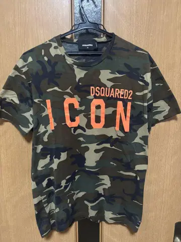DSQUARED2 ICON 카모플라쥬 티셔츠