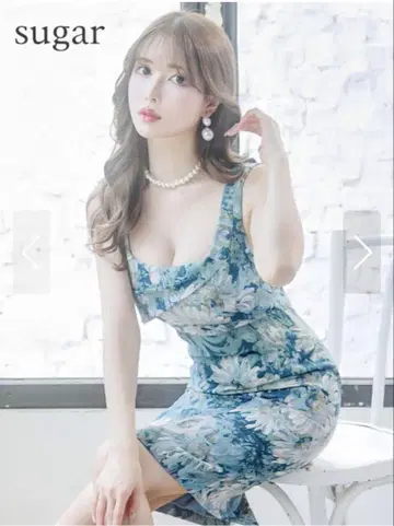 [ GINZA COUTURE/긴자 튤 ] 빈티지 플라워 프린트 드레스
