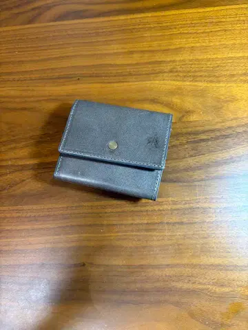 가죽 공예 핸드메이드 3단 폴더형 지갑