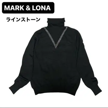 MARK & LONA 골프 스웨터 터틀넥 여성용 오샤레
