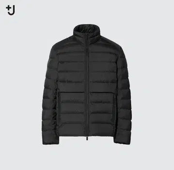 [ 새상품 ] +J 유니클로 라이트 다운 자켓 BLACK