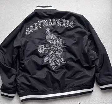 SOFT MACHINE 나일론 자켓 블랙 스냅 버튼