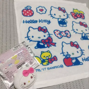 헬로키티 핸드 타월 시크릿 헤어 클립