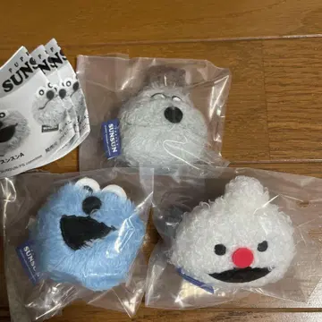 퍼펫스 앞머리 클립 가챠 3개 세트