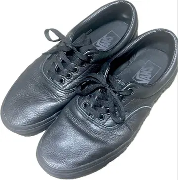 VANS era 블랙 천연 가죽
