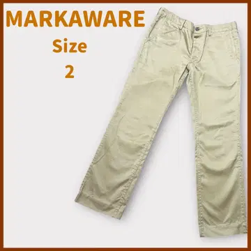 [레어] markaware 마카웨어 치노 팬츠 베이지 M 사이즈 2
