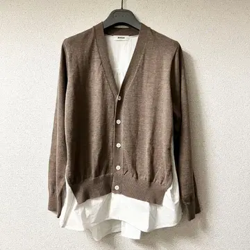 ZUCCa / 셔츠 도킹 니트 / 새상품급