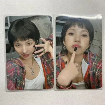 i-dle 우기 회장 구매 혜택 트레이딩 카드 세트