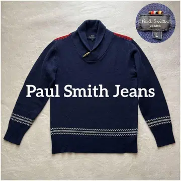 폴스미스 숄카라 풀오버 스웨터 울 100% L 사이즈